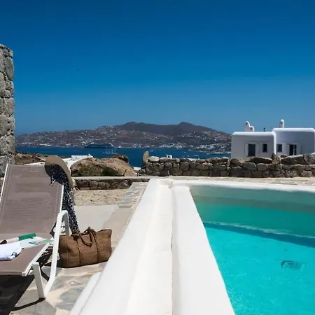 Gorgeous W Ocean Views And Shared Pools Villa Ornos (Mykonos)